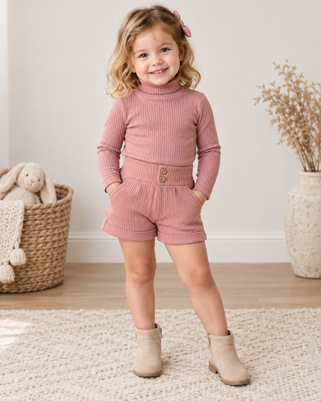 Ensemble t-shirt à manches courtes et short pour enfant – Tenue d'été décontractée