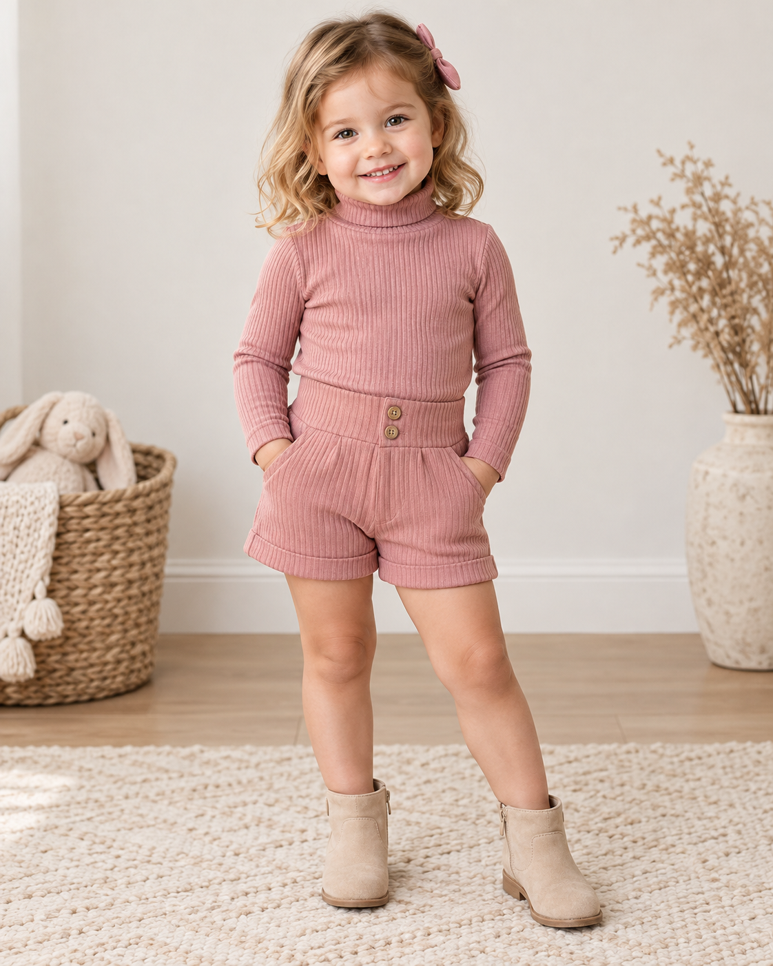 Ensemble t-shirt à manches courtes et short pour enfant – Tenue d'été décontractée