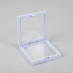 Black wireless Bluetooth earphones with charging case on a white background